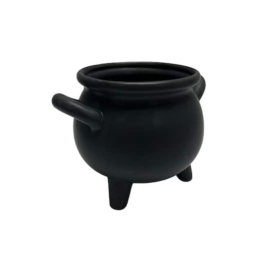 Black Ceramic Cauldron by Ashland®